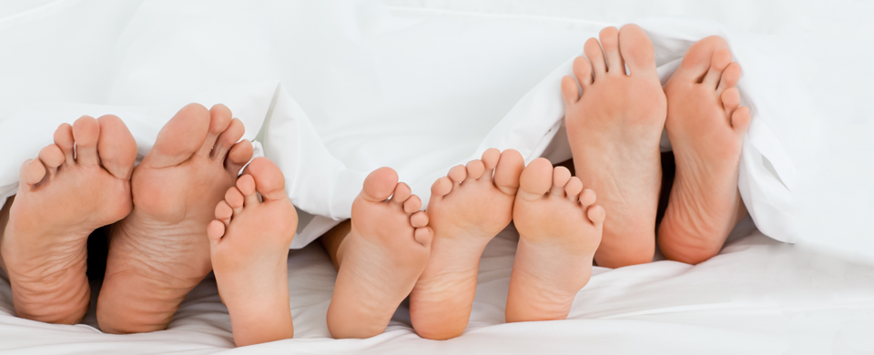 Family's feet Family's feet